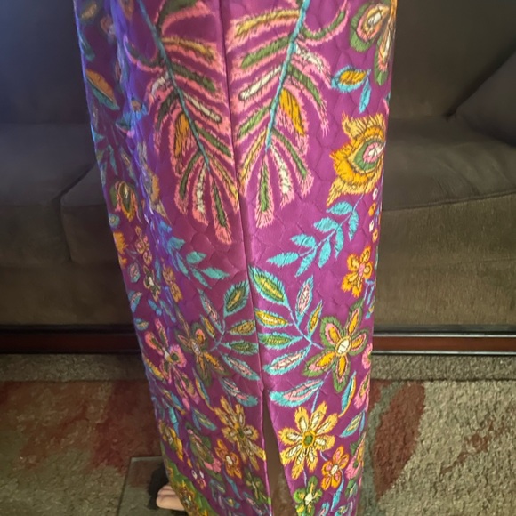 New Issues • Division Of Jonathan Logan • Size 14 • Purple/Green• Quilted •Skirt - Picture 3 of 16